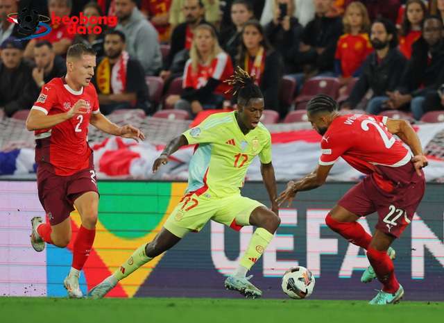  Tây Ban Nha bùng nổ, thắng đẹp chủ nhà Thuỵ Sĩ ở Nations League